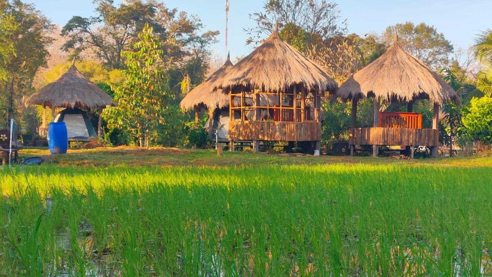 Bolaven Garden Bungalow And Tent - Tad Lo Ban Kiangtat Exterior photo