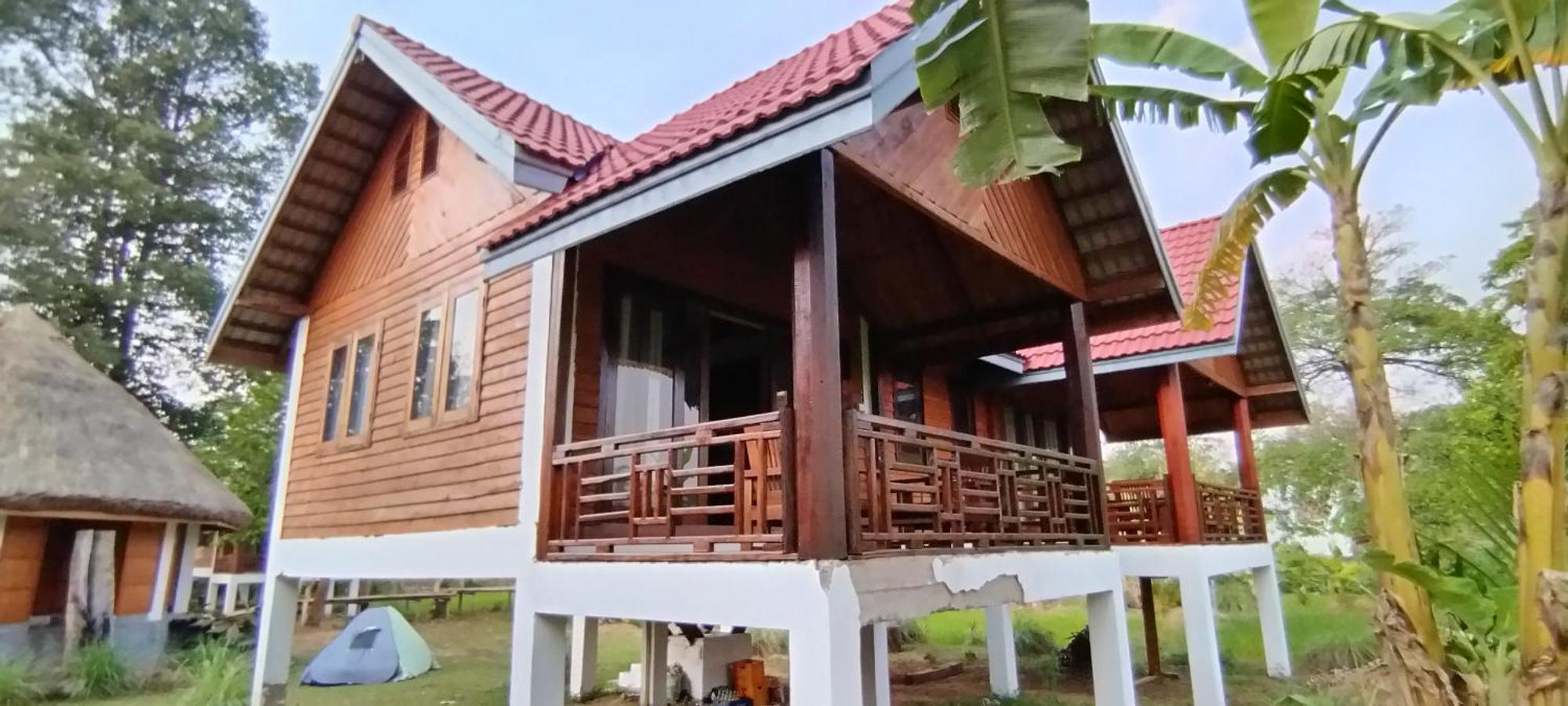 Bolaven Garden Bungalow And Tent - Tad Lo Ban Kiangtat Exterior photo